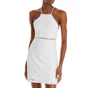 Crochet High Neck Dress